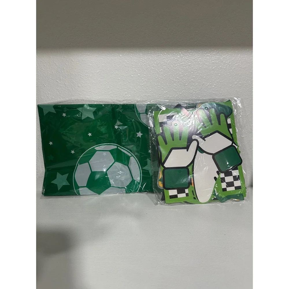 Soccer Theme Party Supplies Plates Cups Napkins Utensils Decorations‎